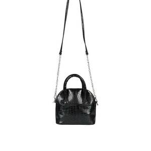 Geanta crossbody de piele ecologica cu model piele de crocodil imagine