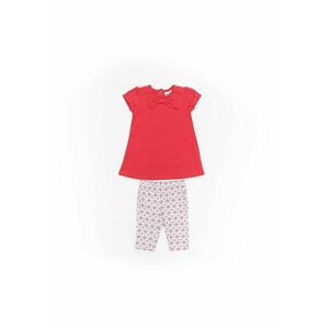 Compleu cu tricou si colanti - rosu - 41235 imagine