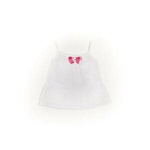 Bluza fara maneci bebe - cu volanase - 17215 - Alb - imagine