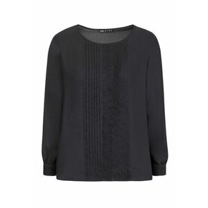 Bluza eleganta cu pliuri si dantela imagine