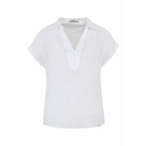 Bluza din canepa - Alb imagine
