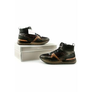 Pantofi sport inalti cu animal print - imagine
