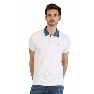 Tricou polo cu maneca scurta Barbati - CL1033370 - Alb imagine
