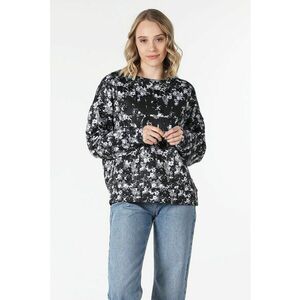 Bluza sport supardimenionata cu imprimeu imagine