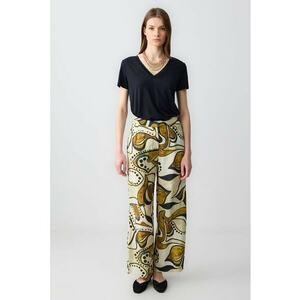 Pantaloni de in cu croiala ampla imagine