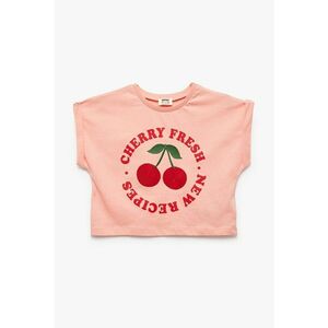 Tricou croo cu imprimeu fructe imagine