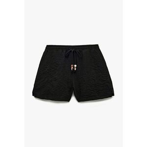Pantaloni texturati cu snur imagine