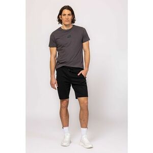 Pantaloni scurti cu model uni si snur de ajustare imagine
