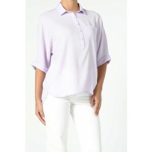 Camasa relaxed fit cu buznar pe piept imagine