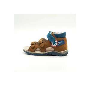 Sandale Baieti - Inchise la Spate - cu Talpa Flexibila - K330-19 - Maro - imagine