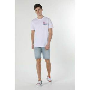Tricou Cu Maneca Scurta De Barbati Alb Comfort Fit imagine