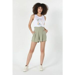 Pantaloni scurti cu pliuri inversate imagine
