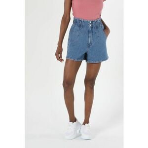 Pantaloni scurti de denim cu talie elastica imagine