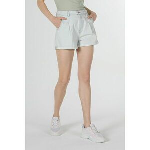 Pantaloni scurti din denim cu talie inalta imagine