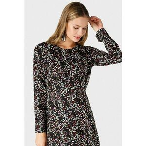 Rochie mini cu model floral imagine