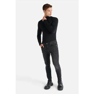 Blugi skinny cu aspect decolorat imagine