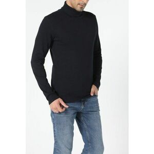 Bluza slim fit cu guler inalt 2 imagine