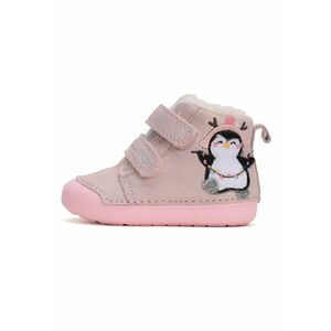 Ghetute din piele naturala - fete - imblanite - W066-42268A imagine