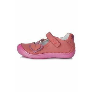 Balerini fete - din piele - cu scai - DA03-1-870 - 35 - Roz imagine