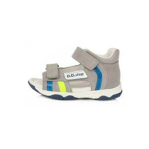 Sandale Baieti - cu Talpa din Cauciuc Flexibil - Gri - AC64-226B - 20 - Gri imagine