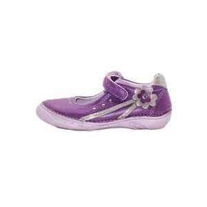 Balerini cu model floare - din piele - 046-605 imagine