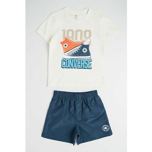 Set de tricou cu model grafic si pantaloni scurti Retro imagine