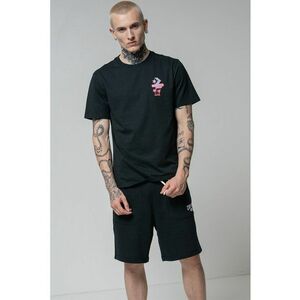Tricou de bumbac cu logo si model grafic imagine