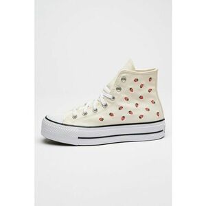 Tenisi flatform cu broderie cu fructe Lift imagine