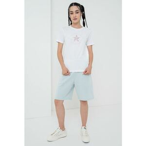Tricou de bumbac cu logo imagine