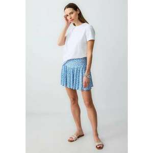 Fusta mini cu model floral imagine