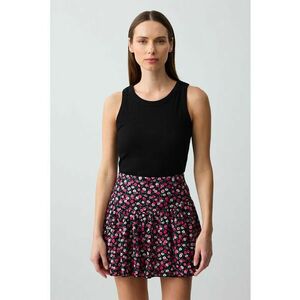 Fusta mini cu model floral imagine