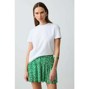 Fusta mini cu model floral imagine