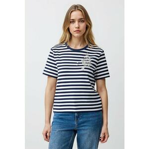 Tricou in dungi cu aplicatii de paiete imagine