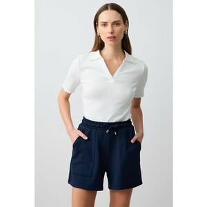 Tricou polo cu margini valurite imagine