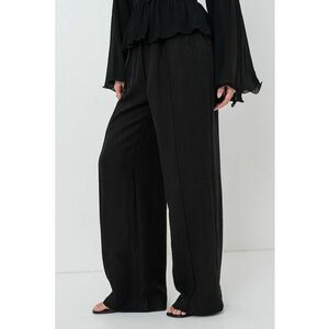 Pantaloni evazati din amestec de lyocell cu buzunare laterale imagine