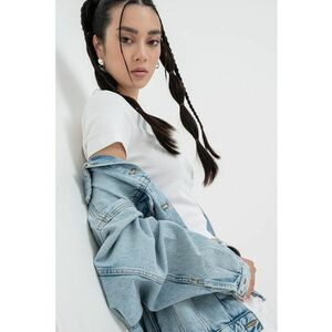 Jacheta relaxed-fit din denim imagine