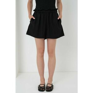 Pantaloni scurti din amestec de lyocell cu buzunare laterale imagine