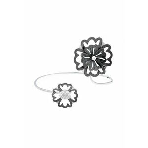 Bratara fixa din aur de 14k Faith Flowers imagine
