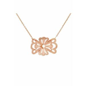 Colier Diamond rose gold Faith Stylish Flower imagine