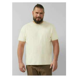 Big Sizes Tricou barbati big sizes din jerseu moale de bumbac - Regular fit - Crem imagine