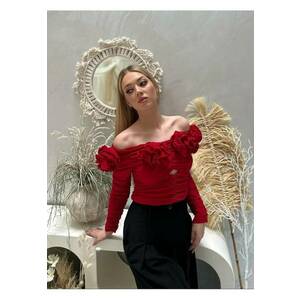 Bluza Red Hot Ruffles imagine