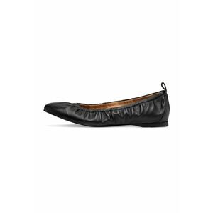 Balerini de piele cu model drapat imagine