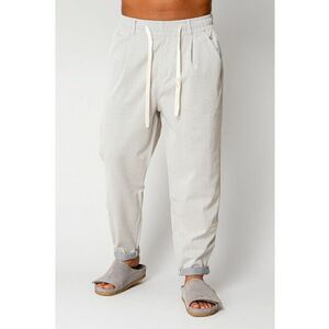 Blugi Joggly lungi cu snur Grey 17369 imagine