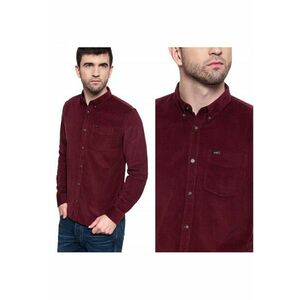 Camasa Barbati - Button Down - Croi: Regular Fit - Inchidere: Nasturi - Compozitie Material: 100% Bumbac - Numar Buzunare: 0 - Burgundy - 1 Bucata imagine