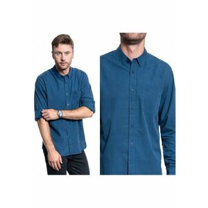 Camasa Barbati - Clemens Tc Turn Up - Material: 100% Bumbac - Croi: Regular Fit - Inchidere: Nasturi - Numar De Buzunare: 1 - Albastru imagine