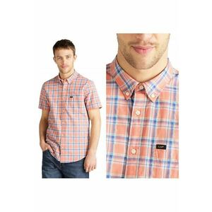 Camasa Barbati - Button Down Ss - Croi: Regular Fit - Inchidere: Nasturi - Compozitie Material: 100% Bumbac - Numar Buzunare: 1 - Multicolor - 1 Bucata imagine