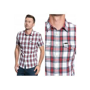 Camasa Barbati - L641Idef - Material: 100% Bumbac - Croi: Regular Fit - Inchidere: Capse - Numar De Buzunare: 2 - Multicolor - 1 Bucata imagine