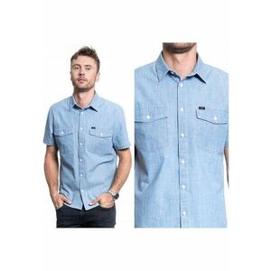 Camasa Barbati - Chetopa Ss Shirt - Croi: Lejer - Inchidere: Nasturi - Compozitie Material: 100% Bumbac - Numar De Buzunare: 2 - Albastru imagine