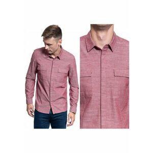 Camasa Barbati - Casper Chambray - Croi: Regular Fit - Inchidere: Nasturi - Compozitie Material: 100% Bumbac - Numar De Buzunare: 2 - Roz imagine
