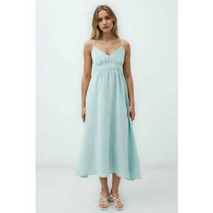 Rochie evazata de in cu decolteu in V imagine